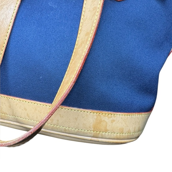 Dooney USA Cabriolet Canvas and Leather Bucket Bag - Picture 8 of 13